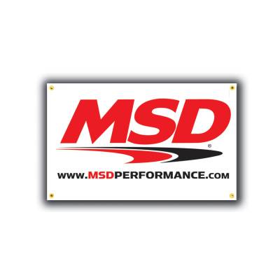 MSD - MSD Ignition 9420MSD Ignition Logo Banner 3 x 5'