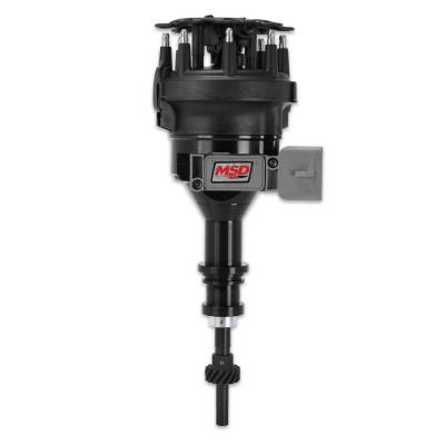 MSD - MSD Ignition 84563 Pro-Billet Distributor Black for Ford 5.0L