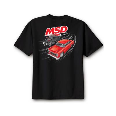 MSD - MSD Ignition 95126 Racing T-Shirt Large Black