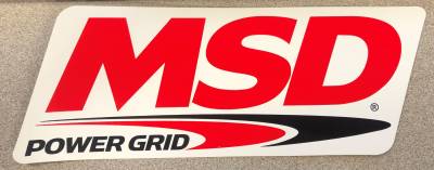 MSD - MSD Ignition 9290 Advertising Exterior Decal Power Grid