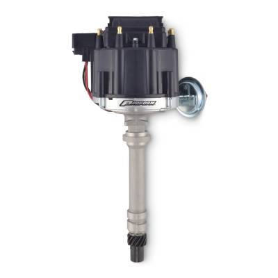 Proform - Proform 66941BKU HEI Distributor Racing w/Vac-Adv Black Cap Unpolished Chevy V8