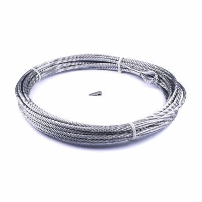 Warn - Warn 89213 80'x3/8" Replacement Wire Steel Rope Cable