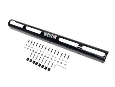 Westin - Westin 36-6005W4 ELITE 23.5" 4 LIGHT CHANNEL PUSH BUMPER WHELEN 4 HOLE