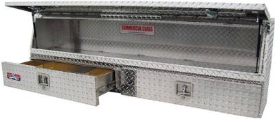 Westin - Westin 80-TBS200-72-BD Brute 72" Contractor TopSider Tool Box w/Bottom Drawers