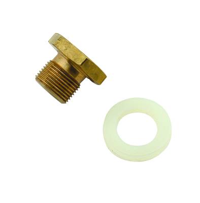 Mr Gasket - Mr Gasket 1510 Power Valve Block-Off Plug Incl. Washer Race Only ALL