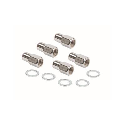 Mr Gasket - Mr Gasket 4301G Lug Nut 5pc Set 1/2-20 1.625" Long 13/16 Hex .68"x.75" Shank
