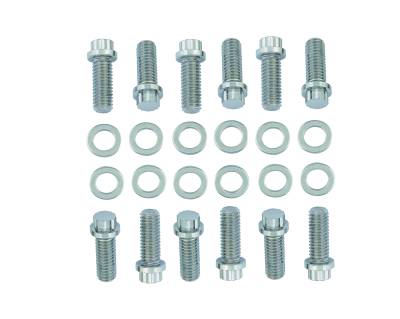 Mr Gasket - Mr Gasket 5003 Chrome 12-Point Intake Manifold Bolt for 55-96 Buick/Chevy/GMC/OM