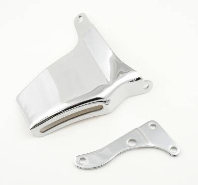 Mr Gasket - Mr Gasket 5171 Chrome Alternator Brackets w/Long Water Pump for 69-75 Chevy/GMC