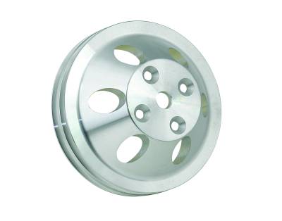 Mr Gasket - Mr Gasket 5315 Billet Style Aluminum Water Pump Pulley for Buick/Chevy/GMC