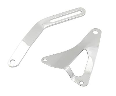 Mr Gasket - Mr Gasket 5185 Chrome Alternator Bracket Kit for 65-69 Ford/Mercury