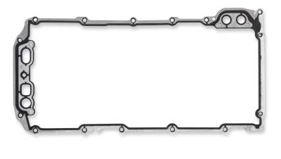 Mr Gasket - Mr Gasket 61060G Aluminum Carrier Oil Pan Gasket Molded Rubber for GM LS7/LS9