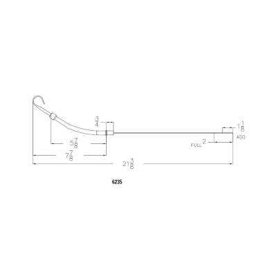 Mr Gasket - Mr Gasket 6235 Oil Dipstick & Tube Chrome Plated Block Mounted