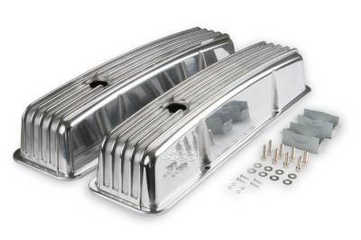 Mr Gasket - Mr Gasket 6855G Cast Alum Valve Covers for 58-86 Buick/Checker/Chevy/GMC/OM/PON