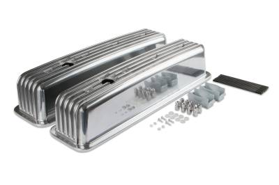 Mr Gasket - Mr Gasket 6856G Cast Alum Ball Milled Center Valve Cover for 87-02 Chevy/GMC/PON