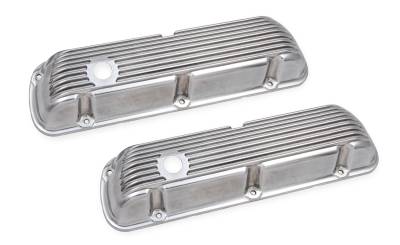 Mr Gasket - Mr Gasket 6861G Cast Aluminum Valve Covers Pair for 62-85 Ford/Lincoln/Mercury