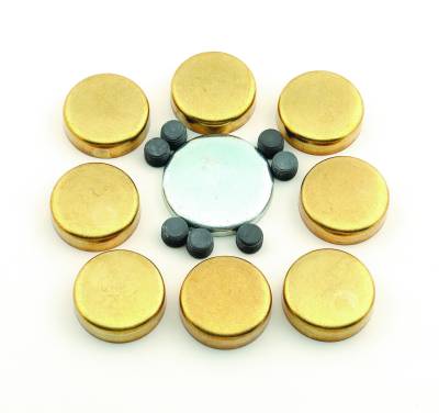 Mr Gasket - Mr Gasket 6482 Brass Freeze Plug Kit for 63-89 GMC/Chevy Big Block