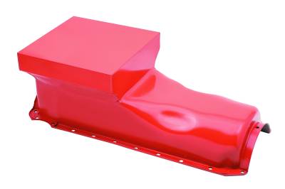 Mr Gasket - Mr Gasket 7606G Low Profile Oil Pan Orange 65-90 Chevy 396-454 Big Block