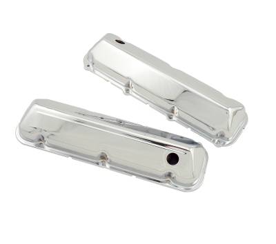 Mr Gasket - Mr Gasket 9413 Valve Cover Chrome Plated Baffled Pair for 68-97 Ford 429/460