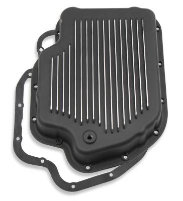 Mr Gasket - Mr Gasket 9796BMRG Black Alu Automatic Transmission Oil Pan for 64-92 GM TH400