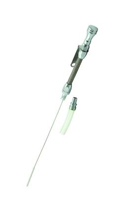 Mr Gasket - Mr Gasket 9706G Engine Oil Dipstick/Tube Braided SS 55-79 Chevy 262-400 SB