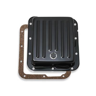 Mr Gasket - Mr Gasket 9755BMRG Black Steel Transmission Oil Pan for 64-84 Ford C4