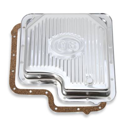 Mr Gasket - Mr Gasket 9756CMRG Chrome Automatic Transmission Oil Pan for 65-96 Ford C6