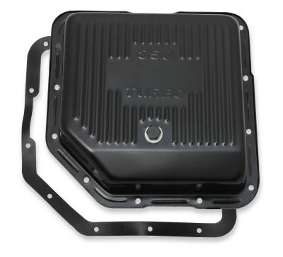 Mr Gasket - Mr Gasket 9765BMRG Automatic Transmission Oil Pan Black Steel for GM TH350