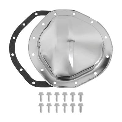 Mr Gasket - Mr Gasket 9895 Chrome Differential Cover w/12-Bolts/Gasket 64-82 Chevy/GMC