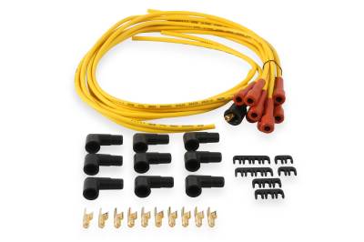 ACCEL - ACCEL 3008 Universal Super Stock Spark Plug Wire Set 7mm Yellow