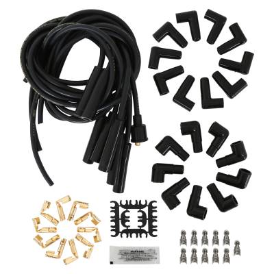 ACCEL - ACCEL 4040K Universal Super Stock Spark Plug Wire Set 8mm Black