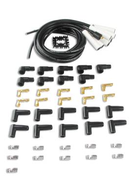 ACCEL - ACCEL 9000C Spark Plug Wire Set Universal 180-DEG White Ceramic Boots