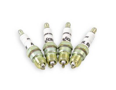 ACCEL - ACCEL 8198 Performance U-Groove Resistor Header Spark Plug 8PC 0574S