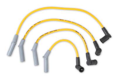 ACCEL - ACCEL 5153 Custom Super Stock 8mm Spark Plug Wire Set Yellow for 78-80 Fiesta