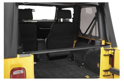 Bestop - Bestop 52600-01 Rear Tailgate Bar Kit Black for 97-06 Wrangler TJ w/o Trektop