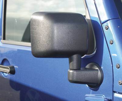 Bestop - Bestop 51260-01 High Rock 4x4 Mirror Replacement Set Black for 07-18 Wrangler JK