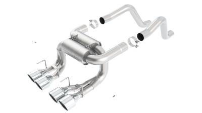 Borla - Borla 11822 ATAK Axle-Back Exhaust Dual Split Rear Exit 06-13 Corvette 6.2/7.0L