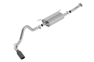 Borla - Borla 140680BC S-Type Cat-Back Exhaust Truck Side Exit for 16-23 Tacoma 3.5L