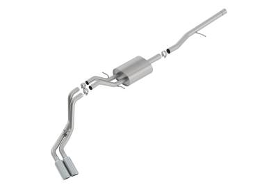 Borla - Borla 140797 ATAK Cat-Back Exhaust Truck Side Exit 14-19 Silv/Sra 1500 5.3L