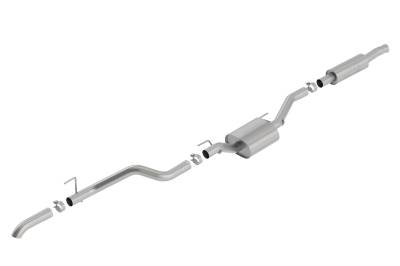 Borla - Borla 140809 S-Type Cat-Back Exhaust One Left RR Exit for 20-26 Gladiator JT 3.6