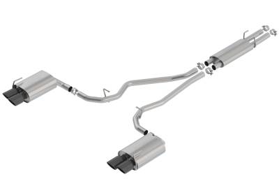 Borla - Borla 140820BC S-Type Cat-Back Exhaust Truck Dual RR Exit 20-26 Aviator/Explorer