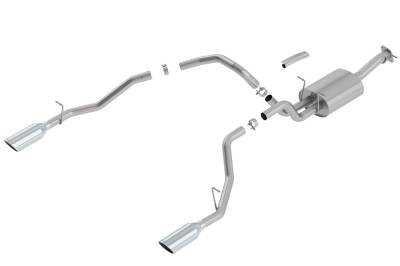 Borla - Borla 140758 Touring Cat-Back Exhaust Single Split Rear Exit 19-26 RAM 1500 5.7L