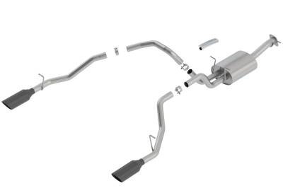 Borla - Borla Exhaust 140753BC ATAK Cat-Back Exhaust Split Rear Exit for 19-26 RAM 1500