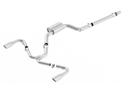 Borla - Borla 140751 S-Type Cat-Back Exhaust Single Split RR Exit for 18-21 VW GTI 2.0L