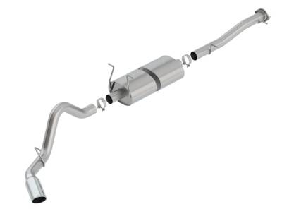 Borla - Borla 140762 S-Type Cat-Back Exhaust Truck Side Exit 15-19 Silverado 2500 HD 6.0