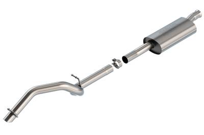 Borla - Borla 140822 Touring Cat-Back Exhaust One Turn Down Left for 18-26 Wrangler JL