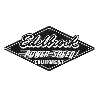 Edelbrock - Edelbrock 189147 Edelbrock Power-Speed Garage Tin Sign