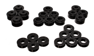 Energy Suspension - Energy Suspension 3.4113G Black Polyurethane Body Mount Set