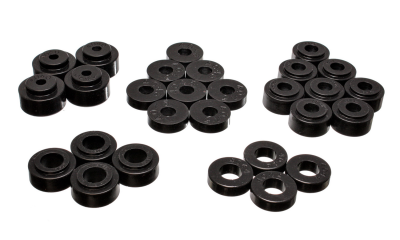 Energy Suspension - Energy Suspension 3.4114G Black Polyurethane Body Mount Set