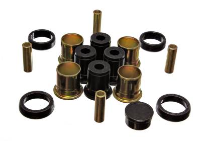 Energy Suspension - Energy Suspension 3.3169G Control Arm Bushing Set Rear Polyurethane Black