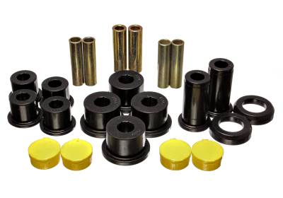 Energy Suspension - Energy Suspension 3.2142G Leaf Spring Bushing Set Polyurethane Black